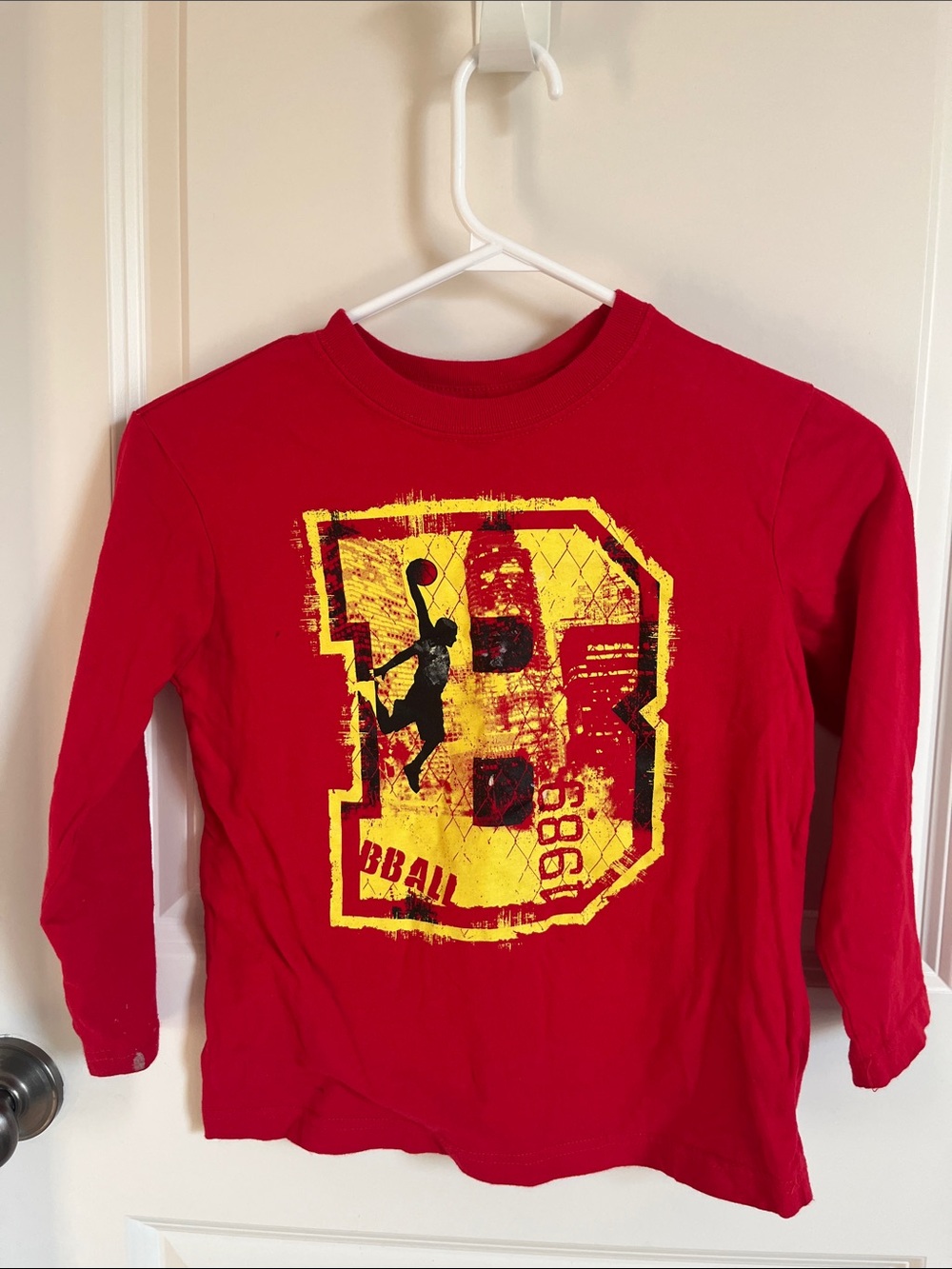 Place Red Basketball Tee